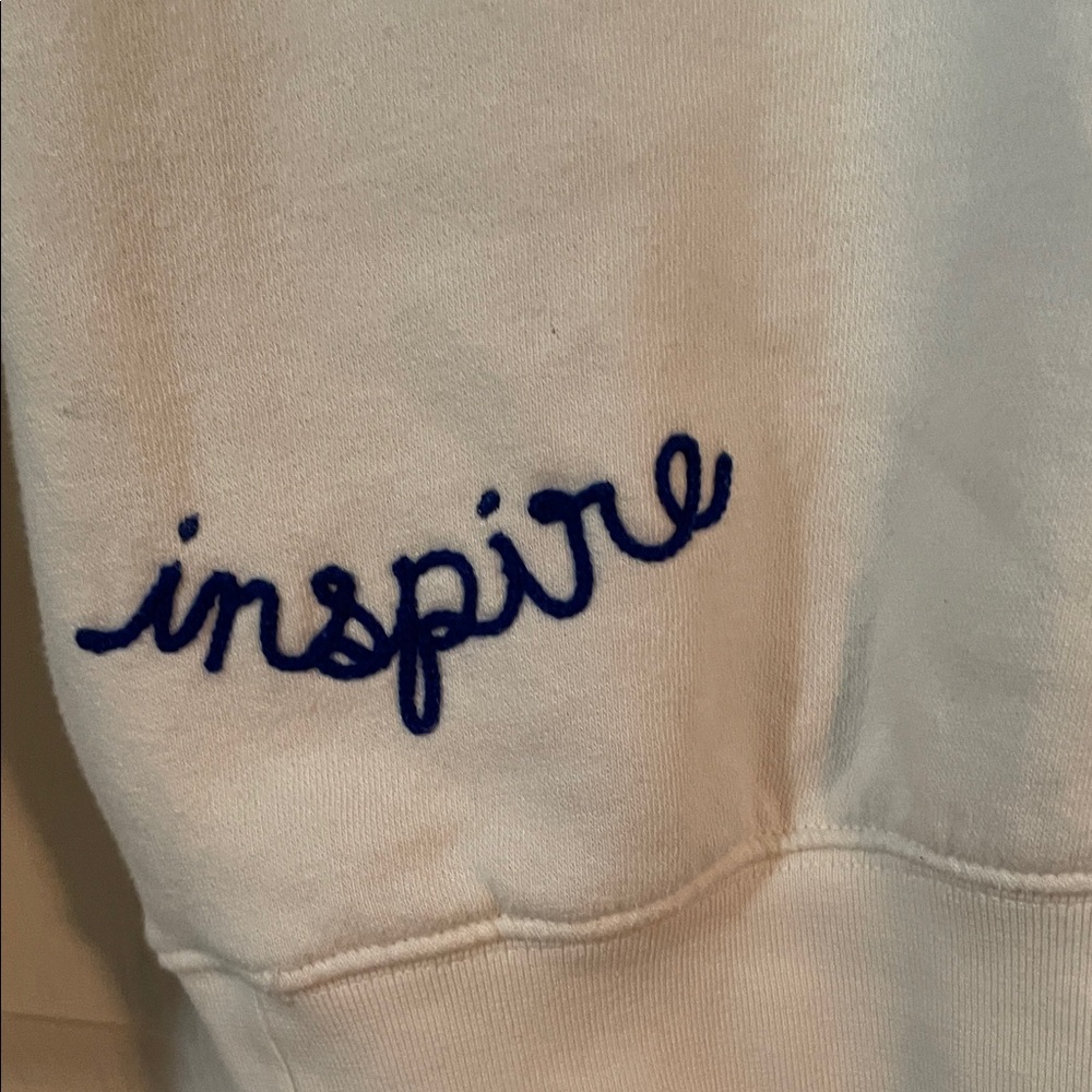Polo by Ralph Lauren Cream Hoodie Large 10/12 Girls Sweatshirt - Picture 5 of 6